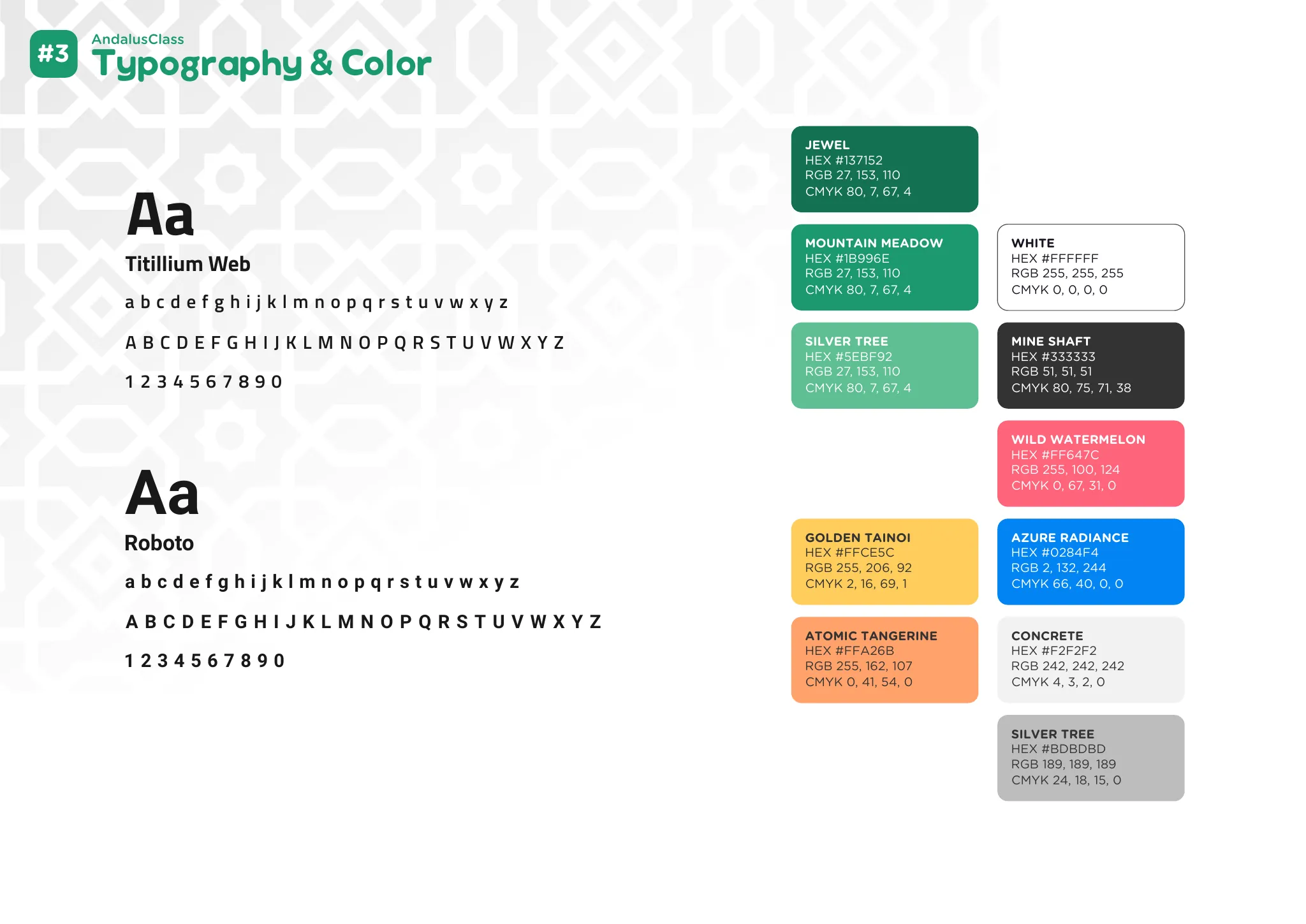 Type and the colour system