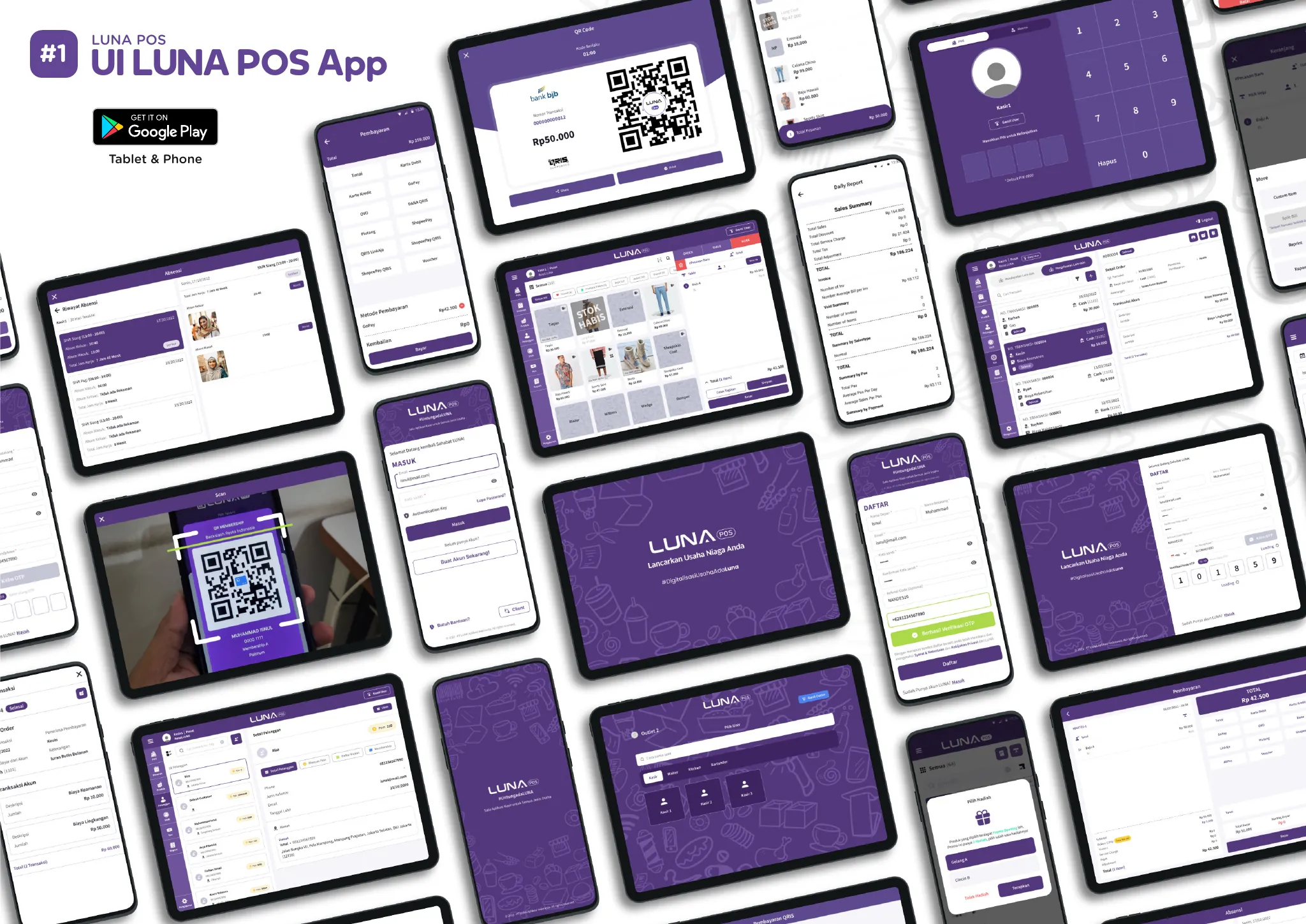 Tablet and phone point of sale